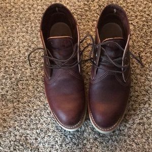 Red wing chukka boot 3 eye